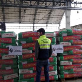Food delivered to Storage Centre in Teramo