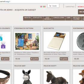 The online shop of Il Rifugio degli Asinelli